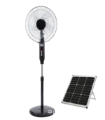 Hot Selling 16inch Solar Charging Floor-Standing Vertical Fan with Lighting Indoor and Outdoor Emergency Fan - Image 3
